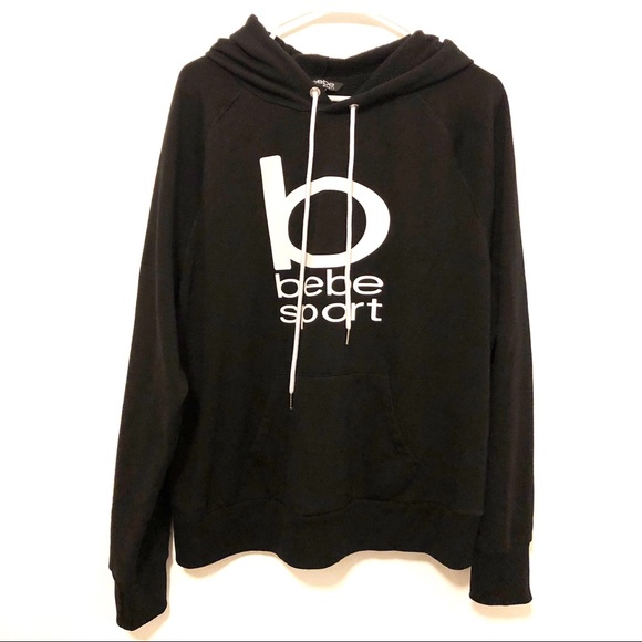 Bebe Tops Bebe Sport Logo Fleece Hoodie Plus Size Poshmark